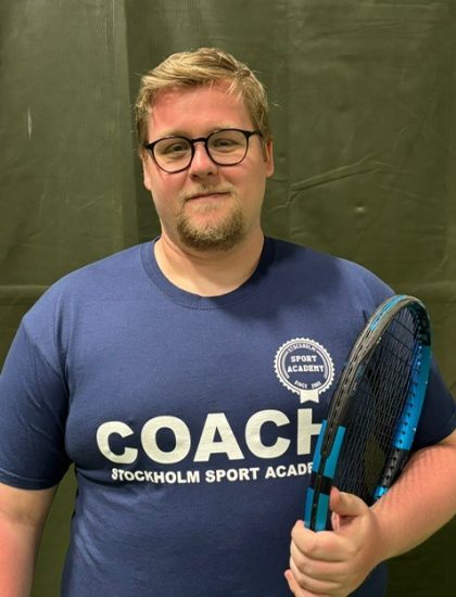 Marcus, Tennistränare